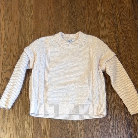 Madewell Sweaters - Madewell Cable Havener Pullover Sweater size small